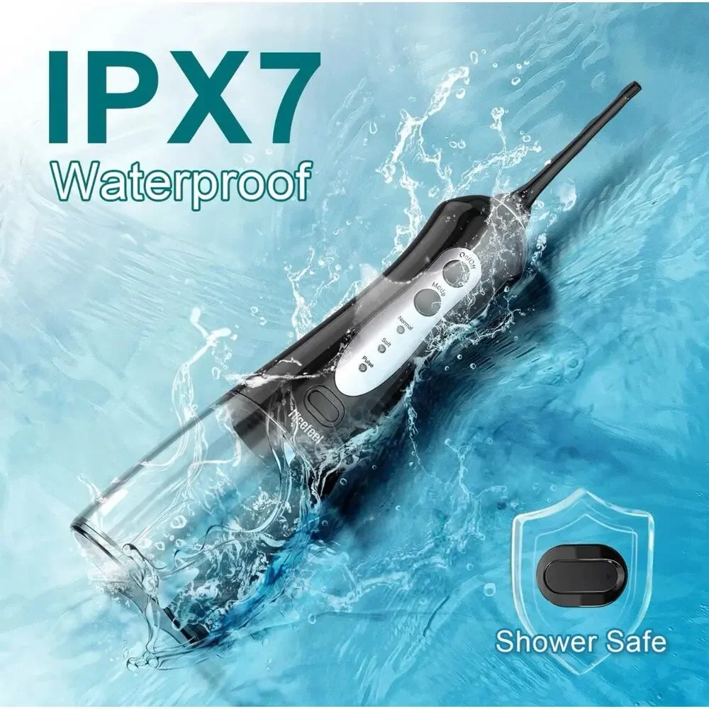 Cordless Water Flosser Dental Oral Irrigator Travel Friendly Teeth Cleaner Pro